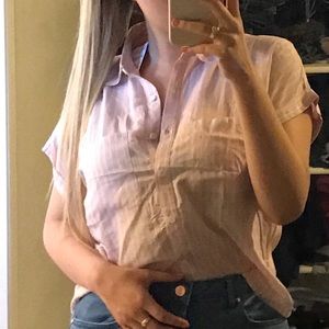Pink striped top